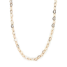 Load image into Gallery viewer, LO4695 - Flash Rose Gold Brass Necklace with No Stone