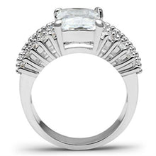 Load image into Gallery viewer, SS023 - Silver 925 Sterling Silver Ring with AAA Grade CZ  in Clear