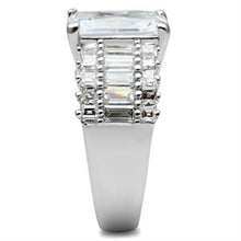 Load image into Gallery viewer, SS023 - Silver 925 Sterling Silver Ring with AAA Grade CZ  in Clear