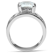 Load image into Gallery viewer, SS024 - Silver 925 Sterling Silver Ring with AAA Grade CZ  in Clear