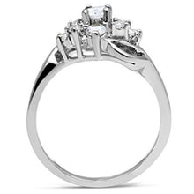 Load image into Gallery viewer, SS032 - Silver 925 Sterling Silver Ring with AAA Grade CZ  in Clear