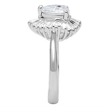 Load image into Gallery viewer, SS041 - Silver 925 Sterling Silver Ring with AAA Grade CZ  in Clear