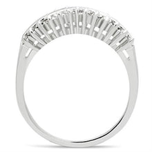 Load image into Gallery viewer, SS051 - Silver 925 Sterling Silver Ring with AAA Grade CZ  in Clear