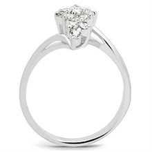 Load image into Gallery viewer, SS054 - Silver 925 Sterling Silver Ring with AAA Grade CZ  in Clear