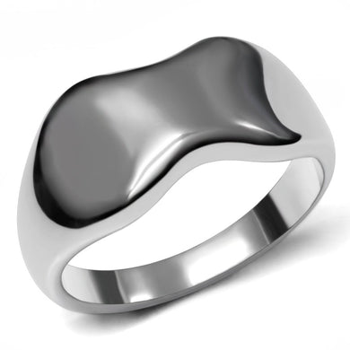 TK033 - High polished (no plating) Stainless Steel Ring with No Stone