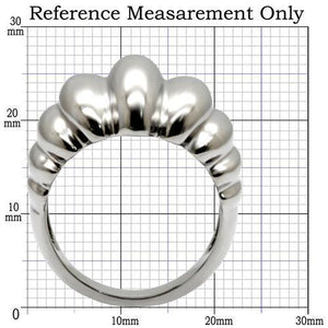 TK035 - High polished (no plating) Stainless Steel Ring with No Stone