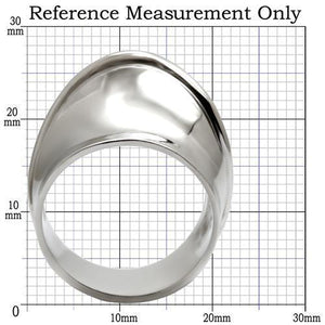 TK036 - High polished (no plating) Stainless Steel Ring with No Stone