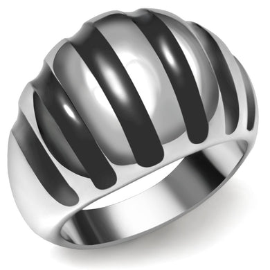 TK038 - High polished (no plating) Stainless Steel Ring with No Stone