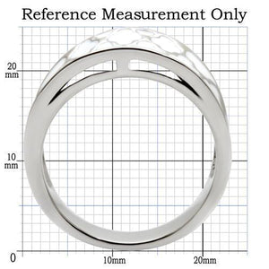 TK041 - High polished (no plating) Stainless Steel Ring with No Stone