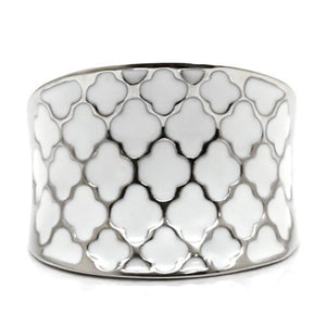 TK041 - High polished (no plating) Stainless Steel Ring with No Stone