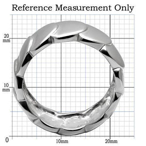 TK049 - High polished (no plating) Stainless Steel Ring with No Stone