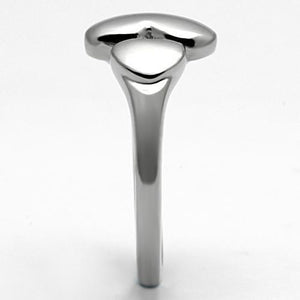 TK1000 - High polished (no plating) Stainless Steel Ring with No Stone