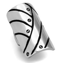 Load image into Gallery viewer, TK1010 - High polished (no plating) Stainless Steel Ring with No Stone