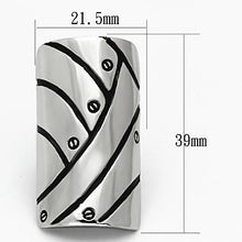 Load image into Gallery viewer, TK1010 - High polished (no plating) Stainless Steel Ring with No Stone