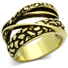 Load image into Gallery viewer, TK1025 - IP Gold(Ion Plating) Stainless Steel Ring with No Stone