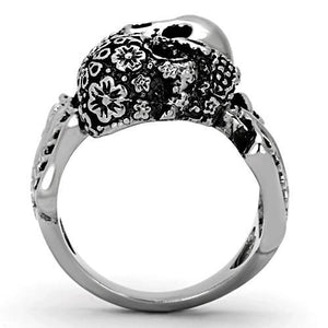 TK1039 - High polished (no plating) Stainless Steel Ring with No Stone