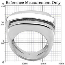 Load image into Gallery viewer, TK108 - High polished (no plating) Stainless Steel Ring with Semi-Precious Agate in White