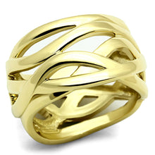 Load image into Gallery viewer, TK1107 - IP Gold(Ion Plating) Stainless Steel Ring with No Stone