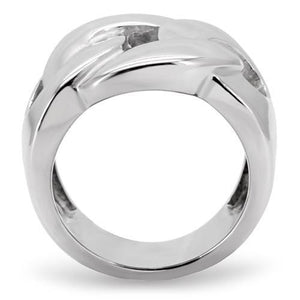 TK131 - High polished (no plating) Stainless Steel Ring with No Stone