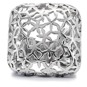 TK133 - High polished (no plating) Stainless Steel Ring with No Stone