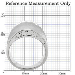 TK140 - High polished (no plating) Stainless Steel Ring with No Stone