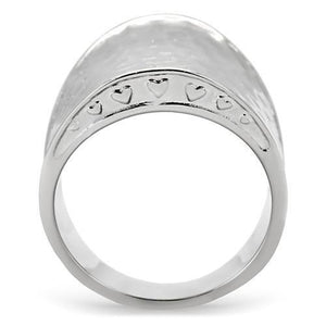 TK140 - High polished (no plating) Stainless Steel Ring with No Stone