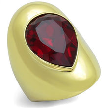 Load image into Gallery viewer, TK1836 - IP Gold(Ion Plating) Stainless Steel Ring with Top Grade Crystal  in Siam