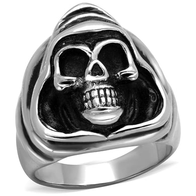 TK2063 - High polished (no plating) Stainless Steel Ring with No Stone