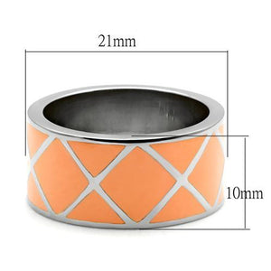 TK218 - High polished (no plating) Stainless Steel Ring with No Stone