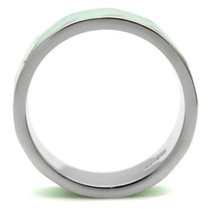 TK222 - High polished (no plating) Stainless Steel Ring with No Stone