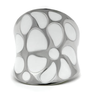 TK224 - High polished (no plating) Stainless Steel Ring with No Stone