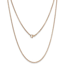 Load image into Gallery viewer, TK2428R - IP Rose Gold(Ion Plating) Stainless Steel Chain with No Stone