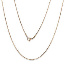 Load image into Gallery viewer, TK2437R - IP Rose Gold(Ion Plating) Stainless Steel Chain with No Stone