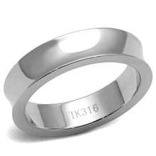 Load image into Gallery viewer, TK2561 - High polished (no plating) Stainless Steel Ring with No Stone