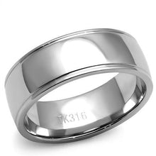 Load image into Gallery viewer, TK2563 - High polished (no plating) Stainless Steel Ring with No Stone