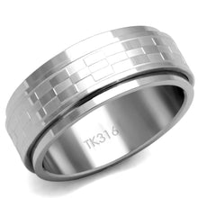 Load image into Gallery viewer, TK2942 - High polished (no plating) Stainless Steel Ring with No Stone