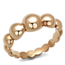 Load image into Gallery viewer, TK2967 - IP Rose Gold(Ion Plating) Stainless Steel Ring with No Stone