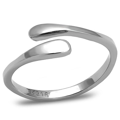 TK3261 - High polished (no plating) Stainless Steel Ring with No Stone