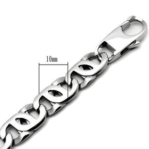 TK339 High polished (no plating) Stainless Steel Bracelet with No Stone in No Stone