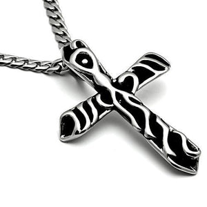 TK460 - High polished (no plating) Stainless Steel Chain Pendant with No Stone