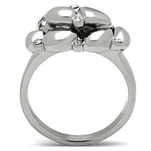 Load image into Gallery viewer, TK476 - High polished (no plating) Stainless Steel Ring with Top Grade Crystal  in Clear