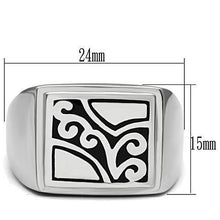 Load image into Gallery viewer, TK482 - High polished (no plating) Stainless Steel Ring with No Stone