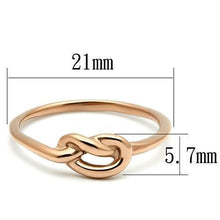 Load image into Gallery viewer, TK630R - IP Rose Gold(Ion Plating) Stainless Steel Ring with No Stone