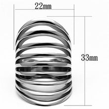 Load image into Gallery viewer, TK665 - High polished (no plating) Stainless Steel Ring with No Stone