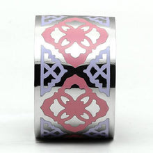 Load image into Gallery viewer, TK676 - High polished (no plating) Stainless Steel Ring with Epoxy  in Multi Color