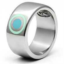 Load image into Gallery viewer, TK689 - High polished (no plating) Stainless Steel Ring with Epoxy  in Multi Color