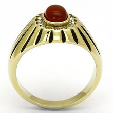 Load image into Gallery viewer, TK767 IP Gold(Ion Plating) Stainless Steel Ring with Semi-Precious in Siam