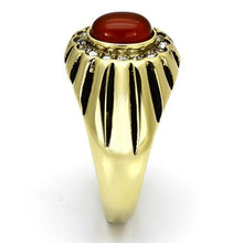 Load image into Gallery viewer, TK767 IP Gold(Ion Plating) Stainless Steel Ring with Semi-Precious in Siam