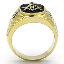 Load image into Gallery viewer, TK776 - IP Gold(Ion Plating) Stainless Steel Ring with Top Grade Crystal  in Clear