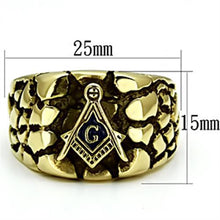 Load image into Gallery viewer, TK778 - IP Gold(Ion Plating) Stainless Steel Ring with No Stone